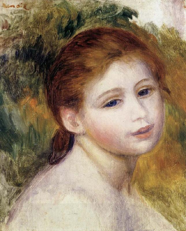 Pierre Renoir Head of a Woman China oil painting art